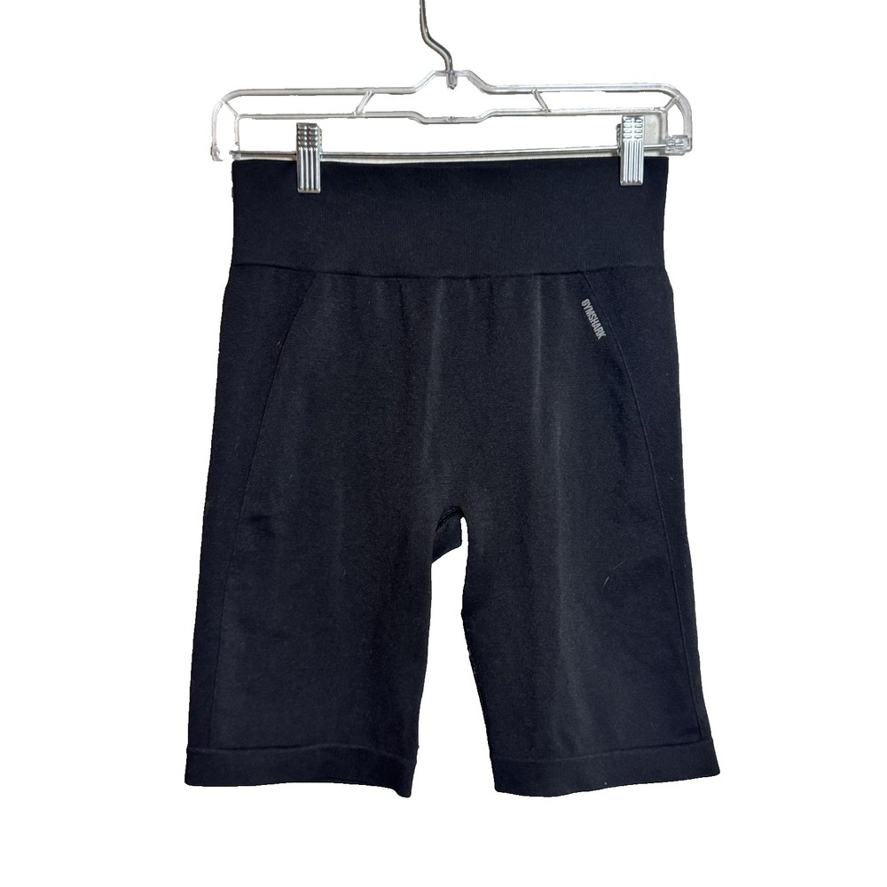 Gymshark Vital Seamless High Rise Biker Shorts Black GLSH3856-BK/CH Size Medium